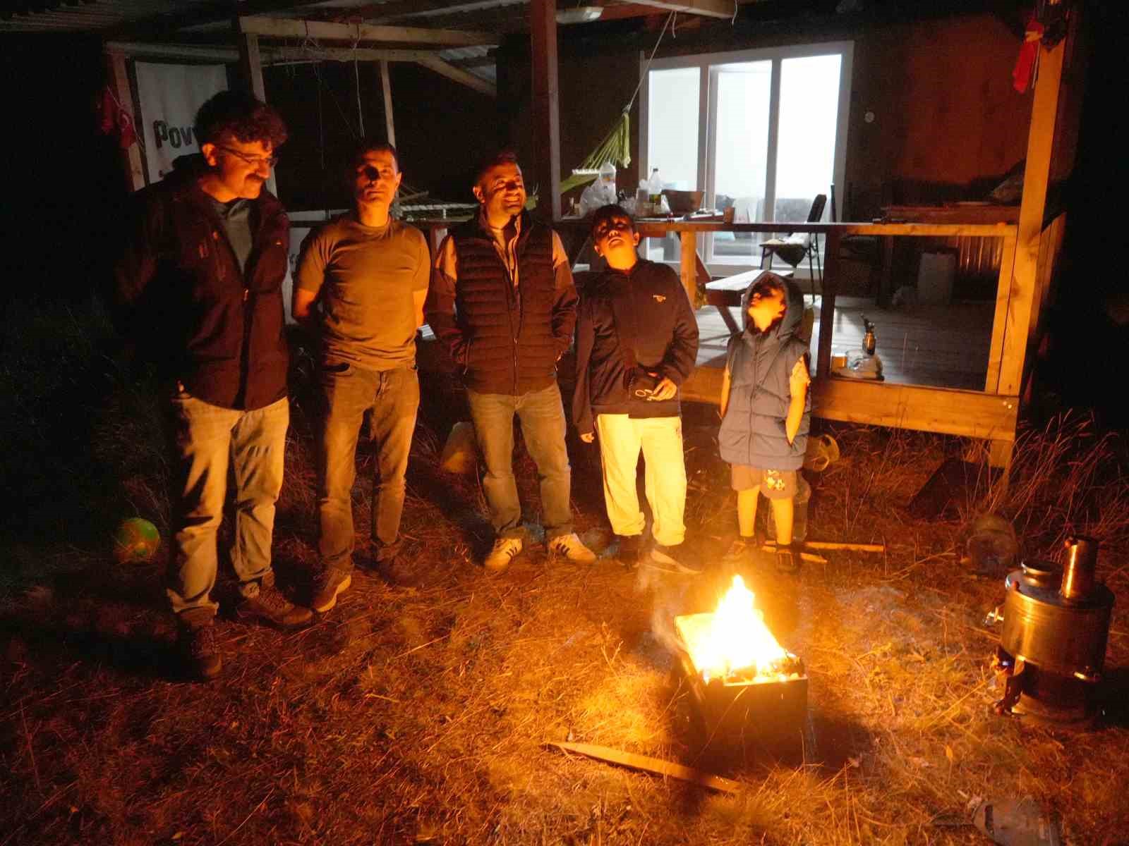 Kastamonu’da gökyüzü meraklıları Perseid meteor yağmurunu izledi