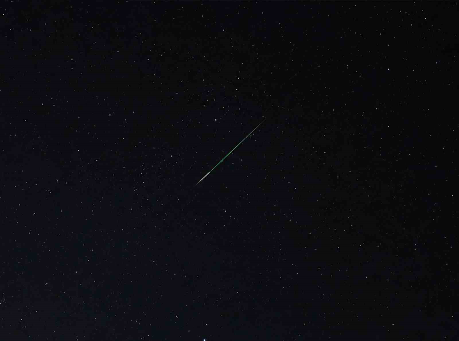 Kırıkkale’de Perseid meteor yağmuru görüntülendi