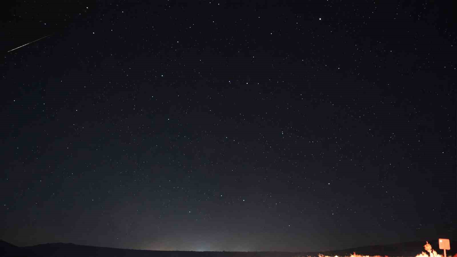 Kırıkkale’de Perseid meteor yağmuru görüntülendi