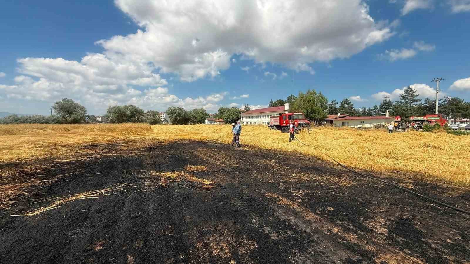Otluk alanda çıkan yangın büyümeden söndürüldü