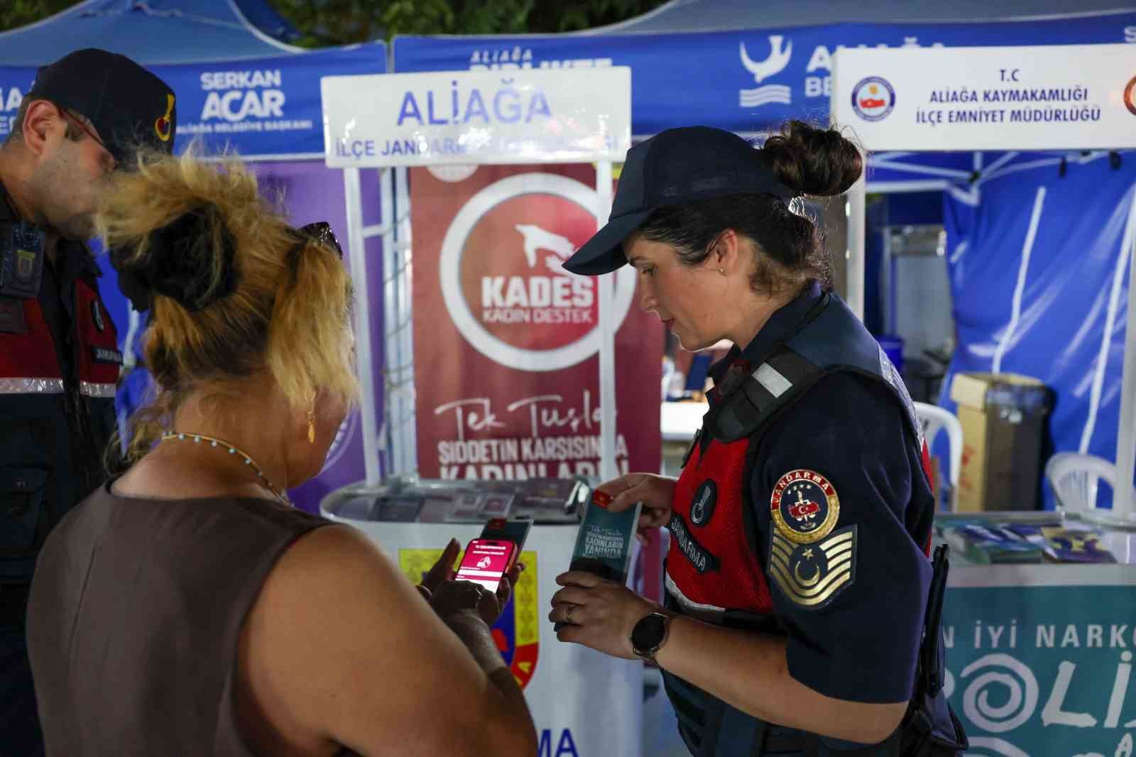 Aliağa’da bağımlılık ve aile farkındalığı için bilgilendirme çalışması