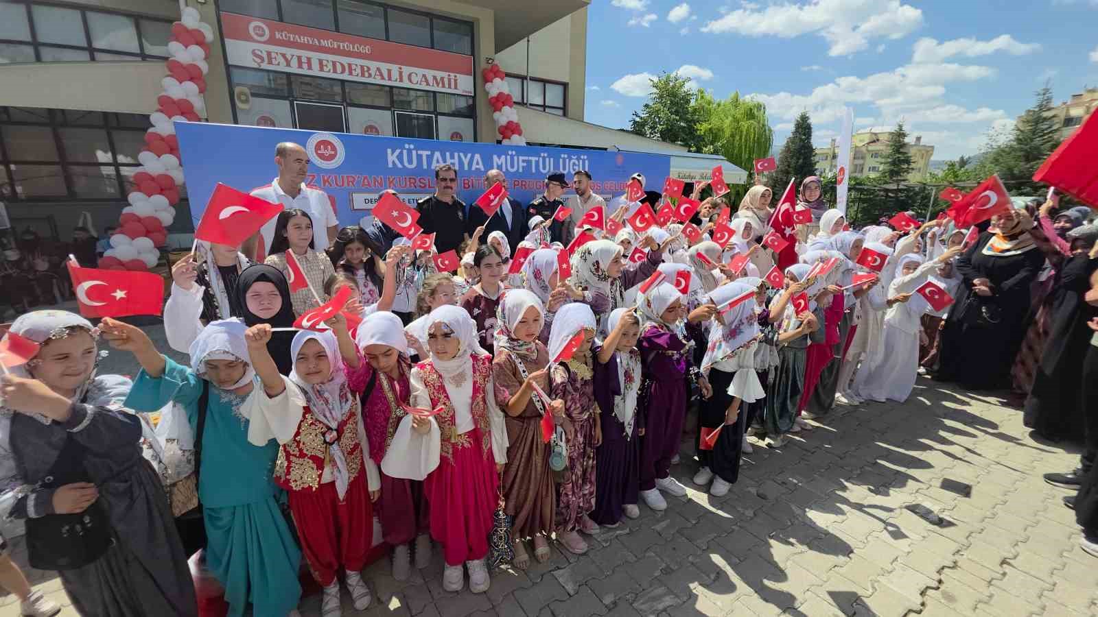 Kütahya’da Yaz Kur’an Kursları için coşkulu final