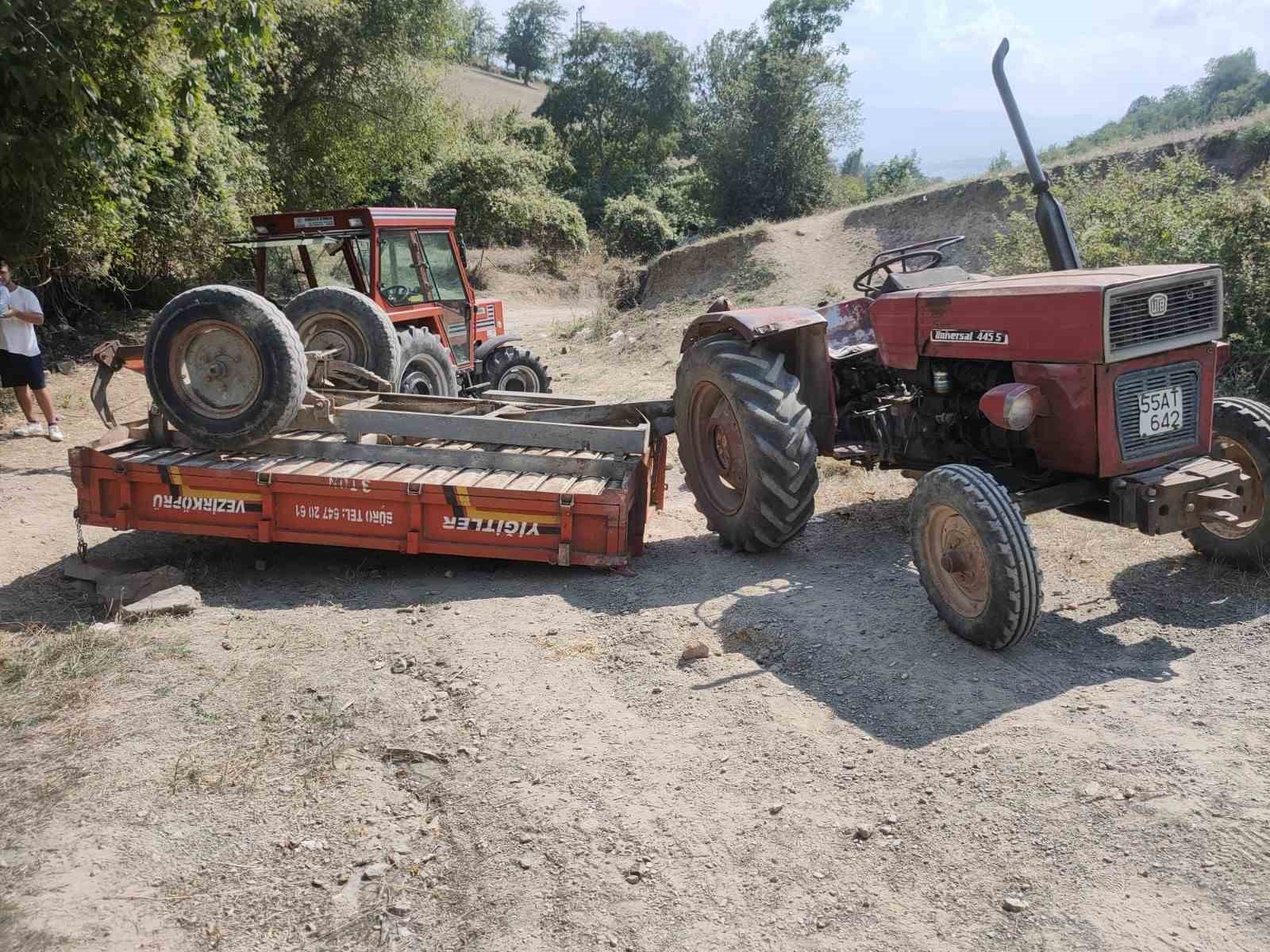 Traktör römorku devrildi: 1 ölü, 3’ü çocuk 7 yaralı