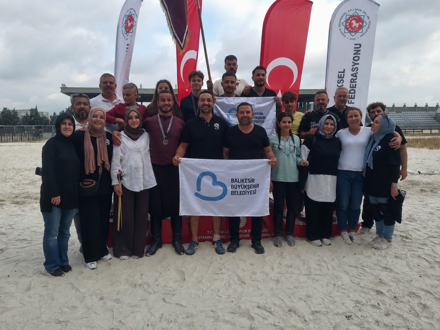 Atlı Okçuluk Türkiye Şampiyonası Yarı Finali’nde Balıkesir rüzgarı esti