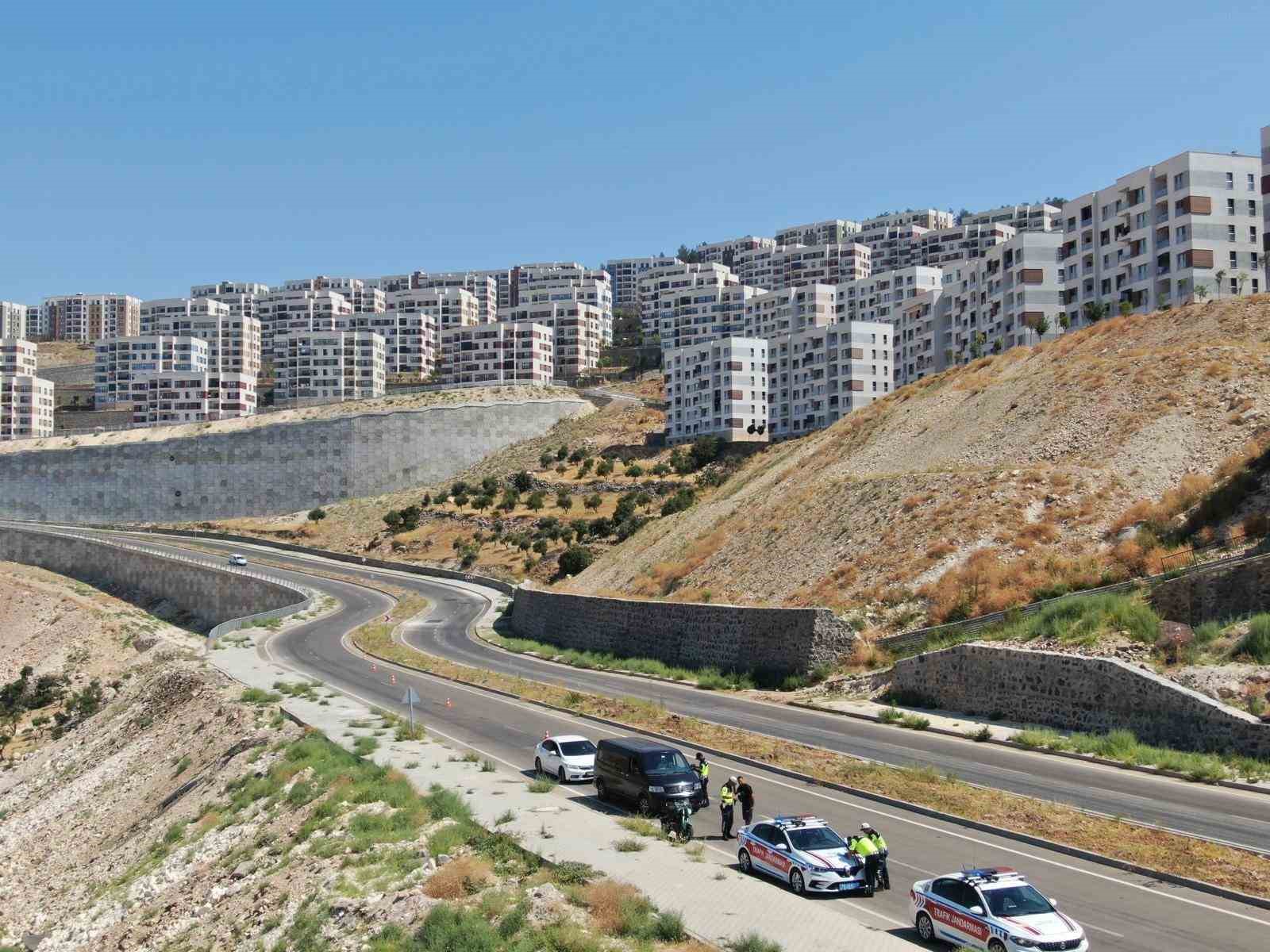 Kilis’te drone destekli trafik denetimi