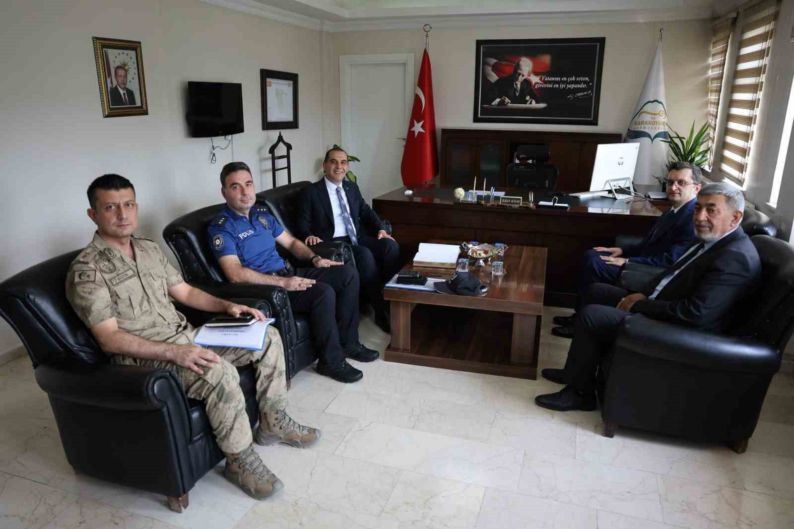 Vali Taşolar’dan Karakoyunlu kaymakamı Kayaş’a hayırlı olsun ziyareti