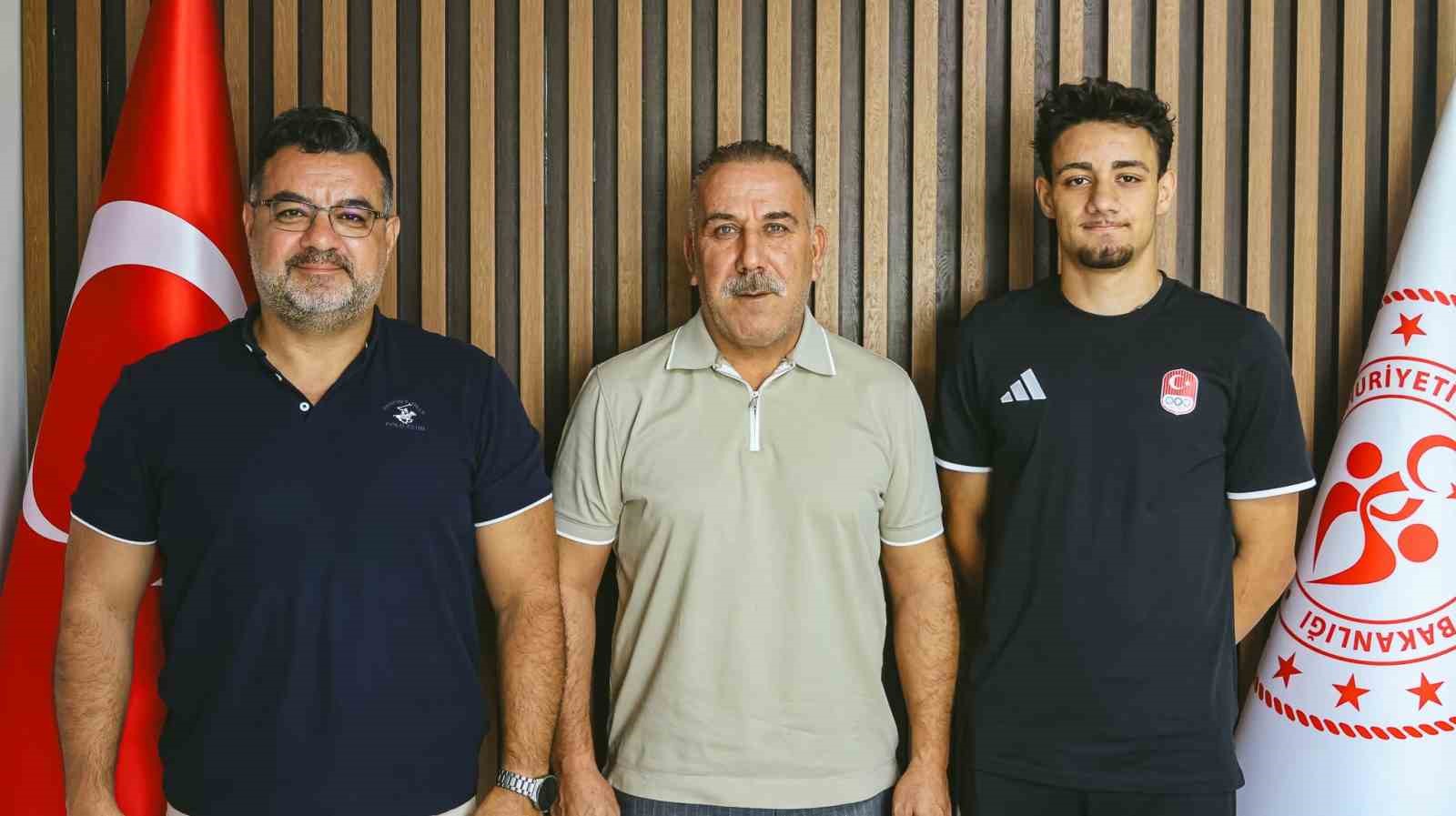 Aydın Gençlik ve Spor İl Müdürü Yığmatepe, dünya 7’ncisi milli sporcuyu ağırladı