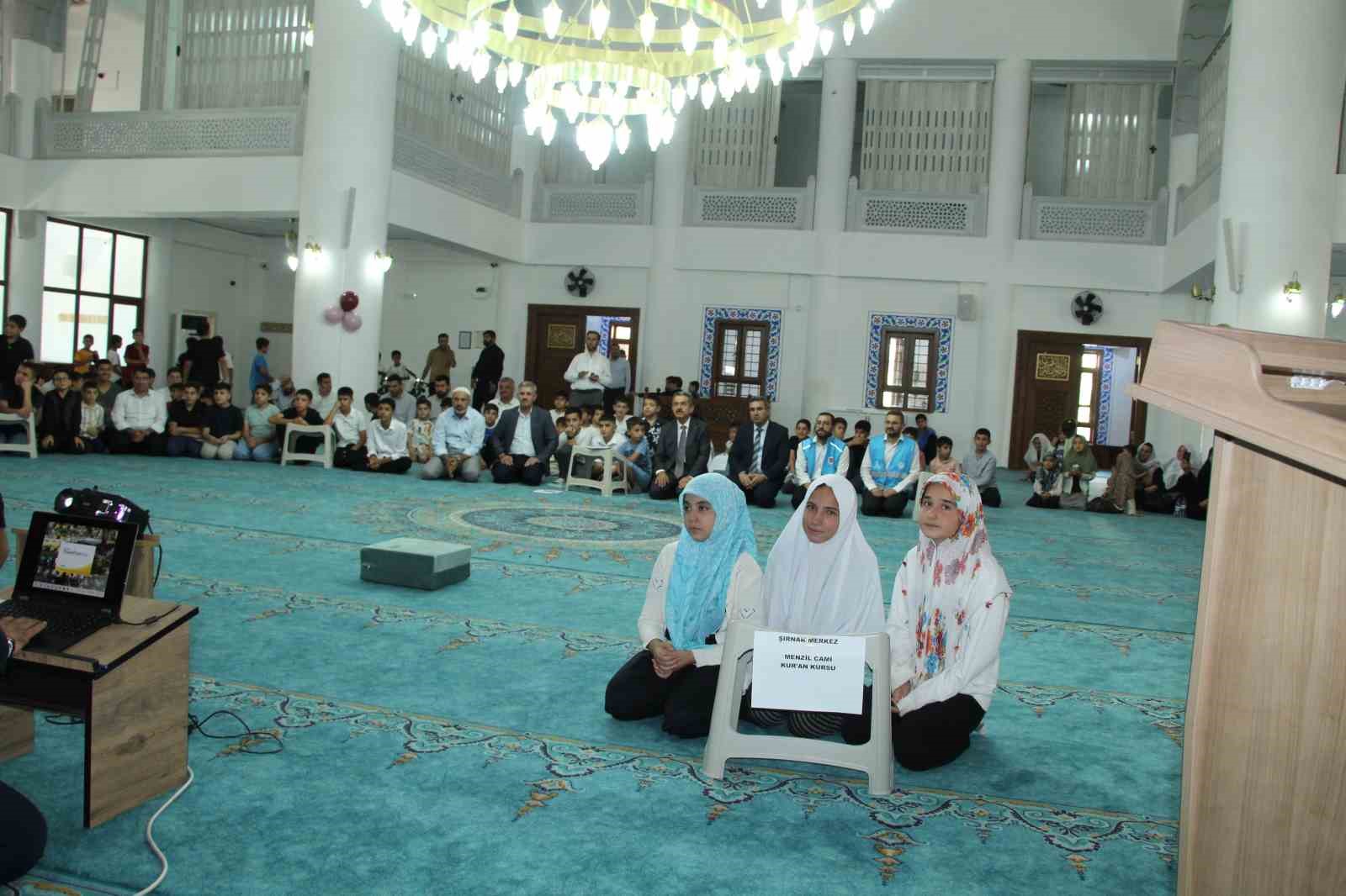 Şırnak’ta Yaz Kur’an Kurslarında final coşkusu: Şampiyonlara mükafatları verildi