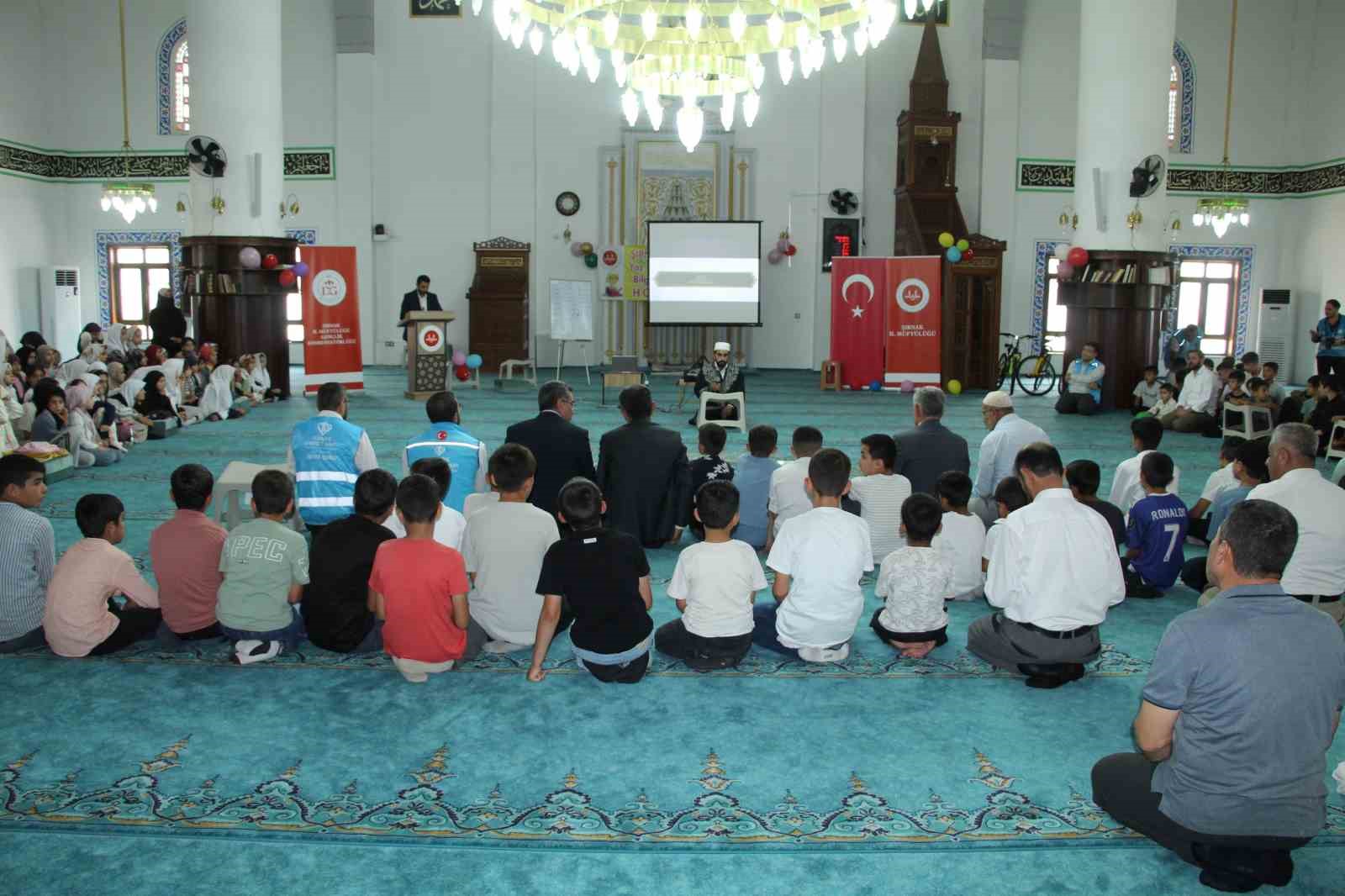 Şırnak’ta Yaz Kur’an Kurslarında final coşkusu: Şampiyonlara mükafatları verildi