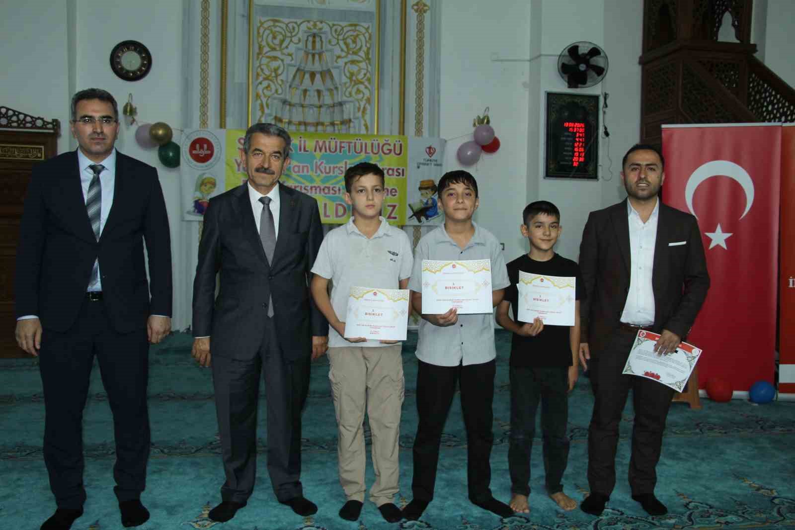 Şırnak’ta Yaz Kur’an Kurslarında final coşkusu: Şampiyonlara mükafatları verildi