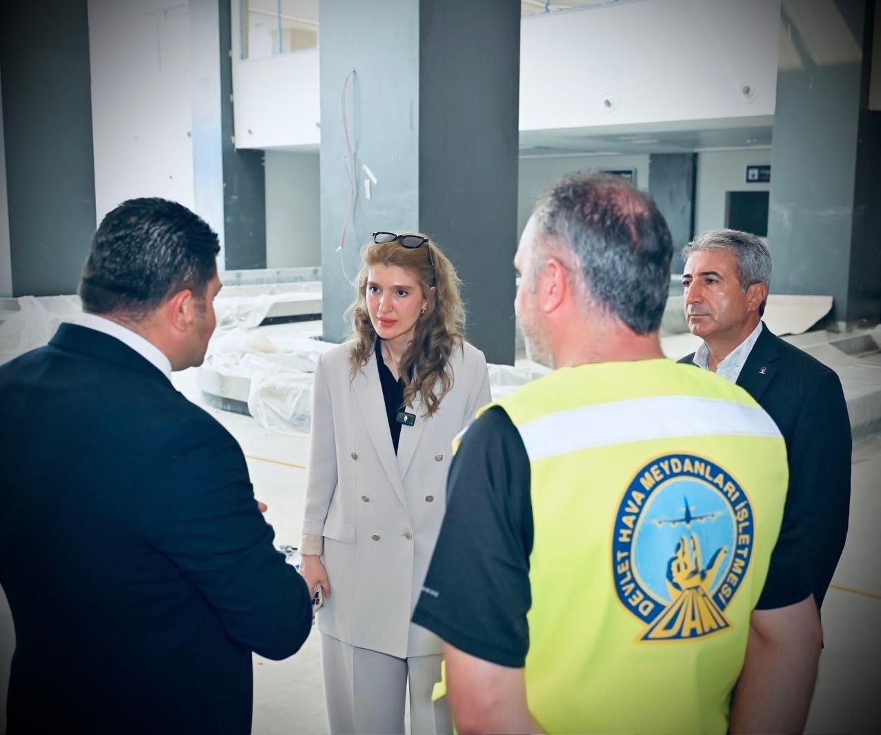 Milletvekili Ölmeztoprak’tan havalimanı incelemesi