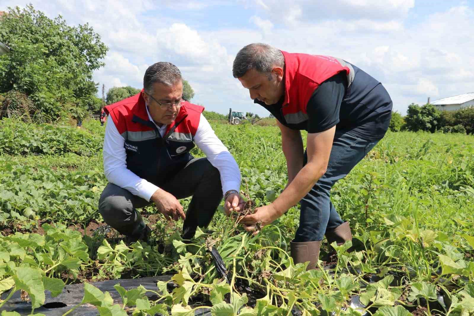 Sağanağın vurduğu Çarşamba’da hasar tespit çalışmaları sürüyor