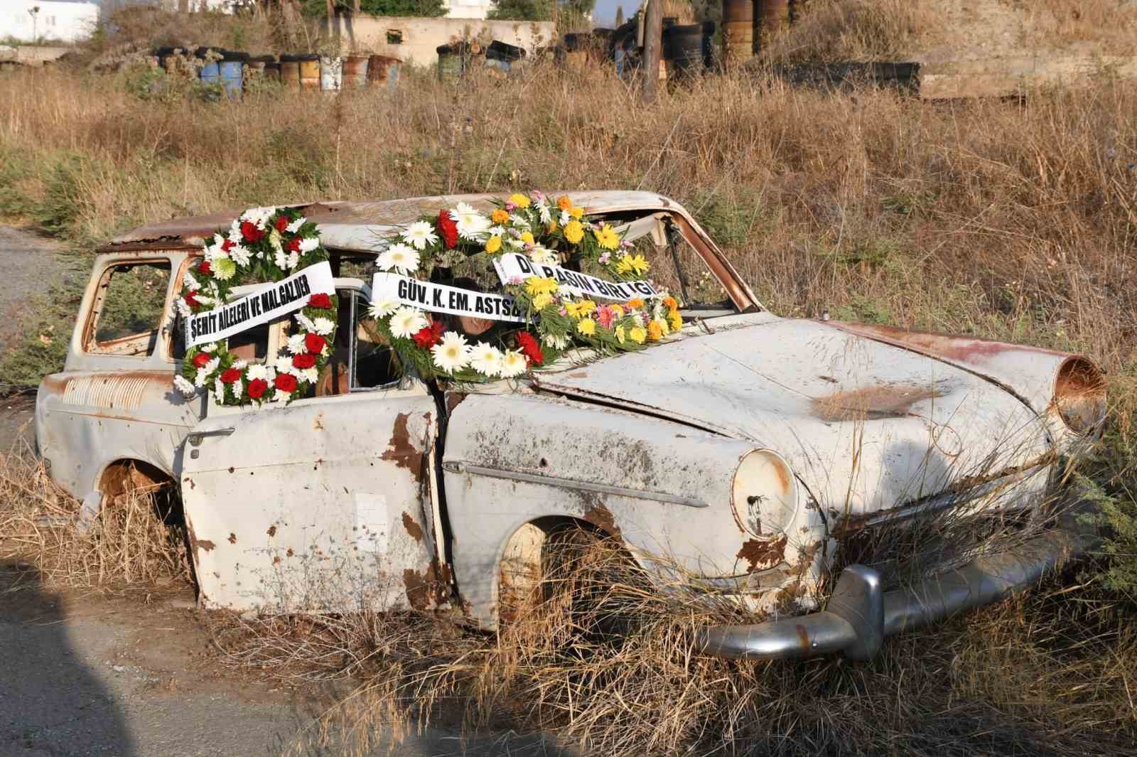 Kıbrıs şehidi gazeteci Adem Yavuz, 52 yıl önce Rumların saldırısına uğradığı yerde anıldı