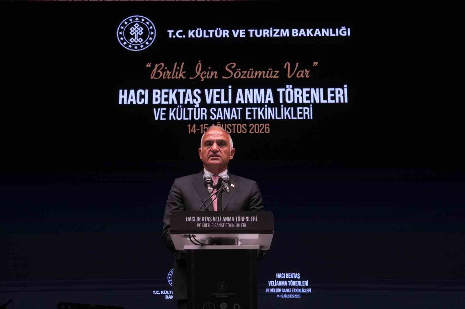 Bakan Ersoy: "İnsanlığa gereken reçete açıktır: ‘Bir olalım, iri olalım, diri olalım’"