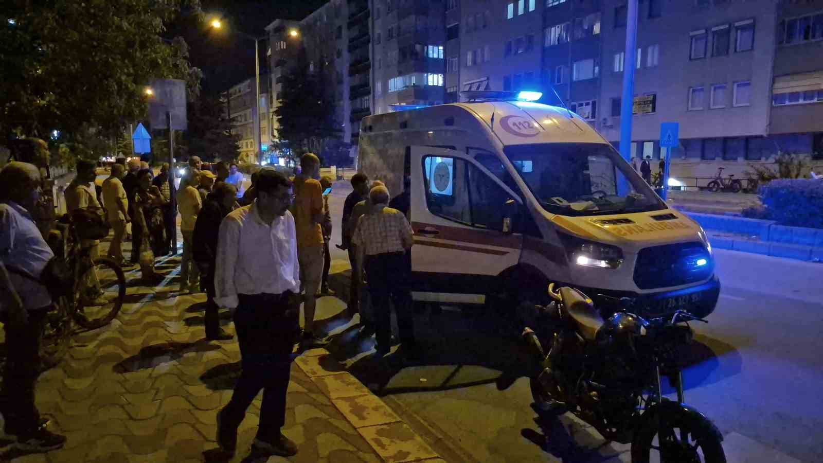 Eskişehir’de motosikletin çarptığı yaşlı adam yaralandı