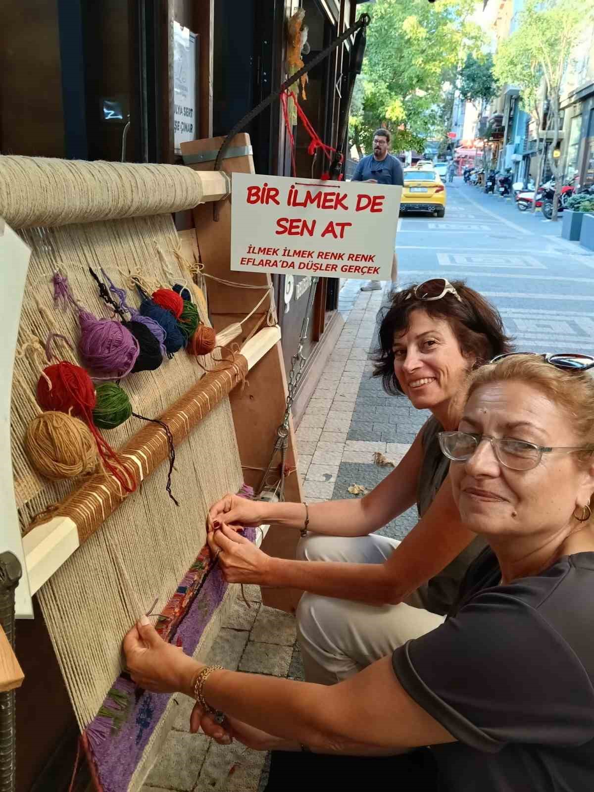 İlmek ilmek kültür mirası: Bandırmalı kadınlar halı dokuma sanatını yaşatıyor