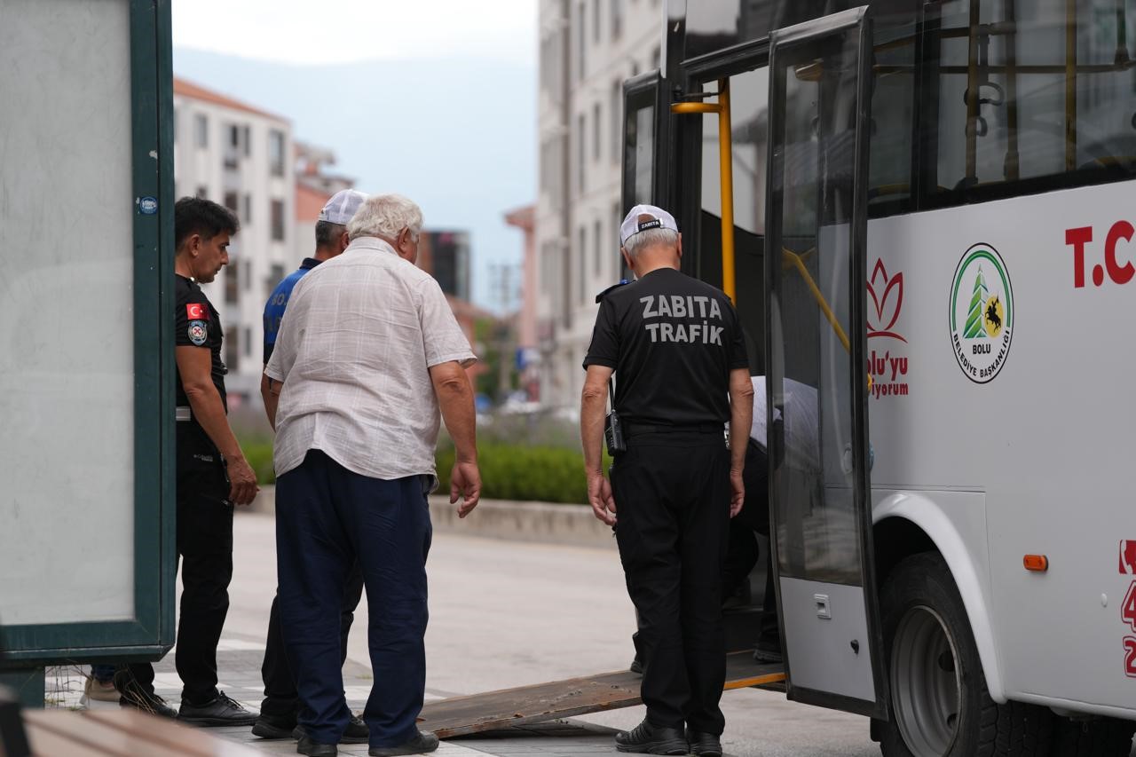 Bolu’da otobüs ve taksilere hijyen ve güvenlik denetimi