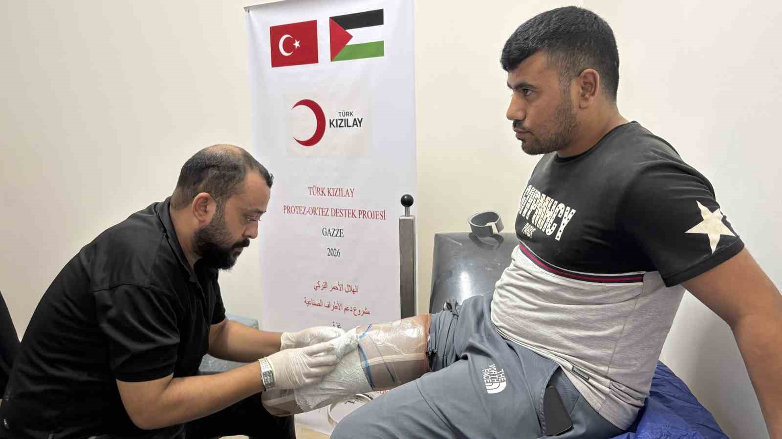 Türk Kızılay Gazze’de Protez Destek Projesi başlattı