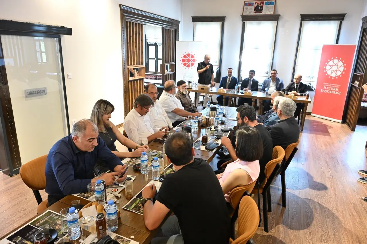 İletişim Başkanlığı Erzincan Bölge Müdürü Ödeş Gümüşhane’de basınla buluştu