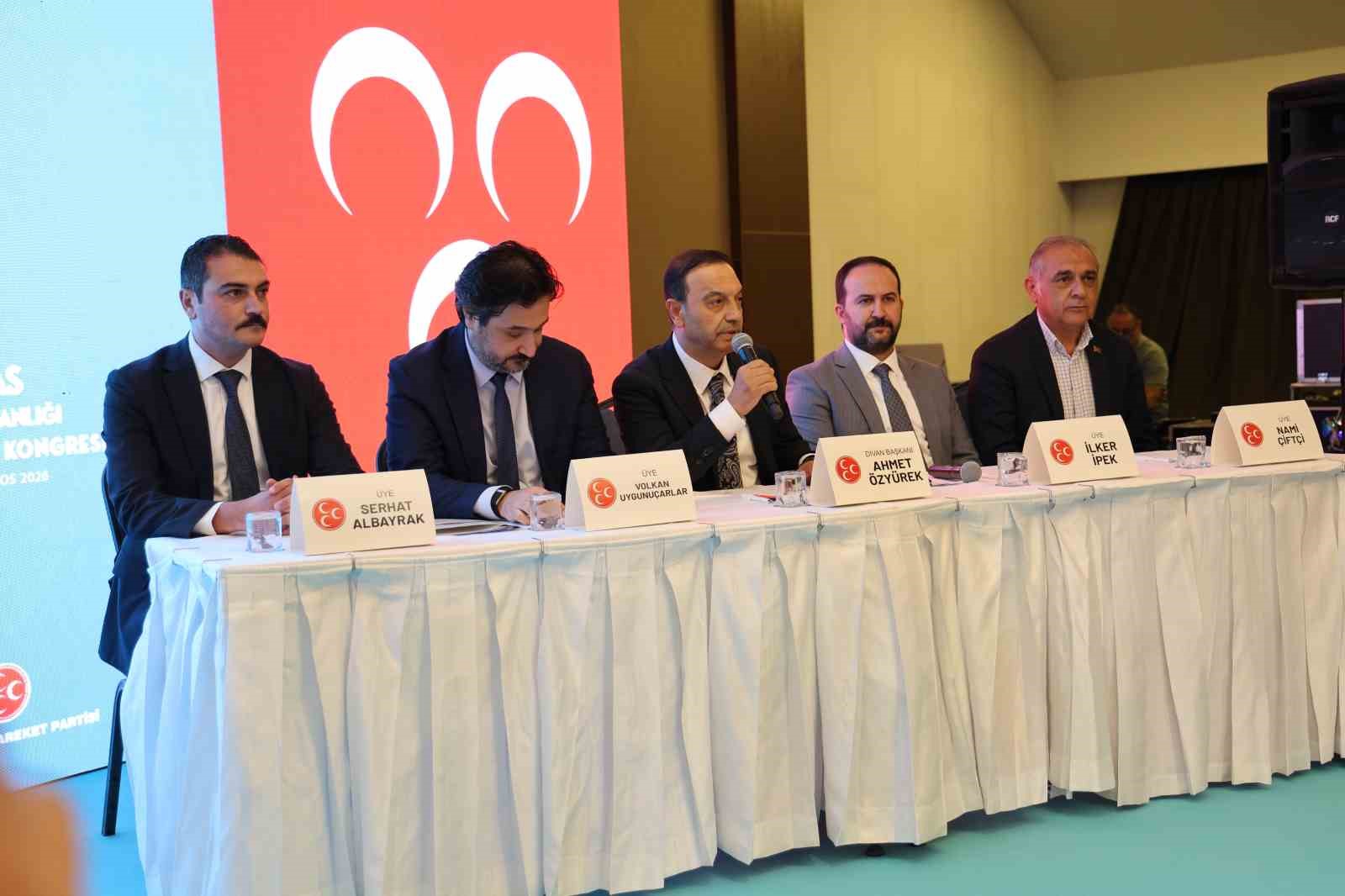 MHP İl Başkanı Uygun güven tazeledi