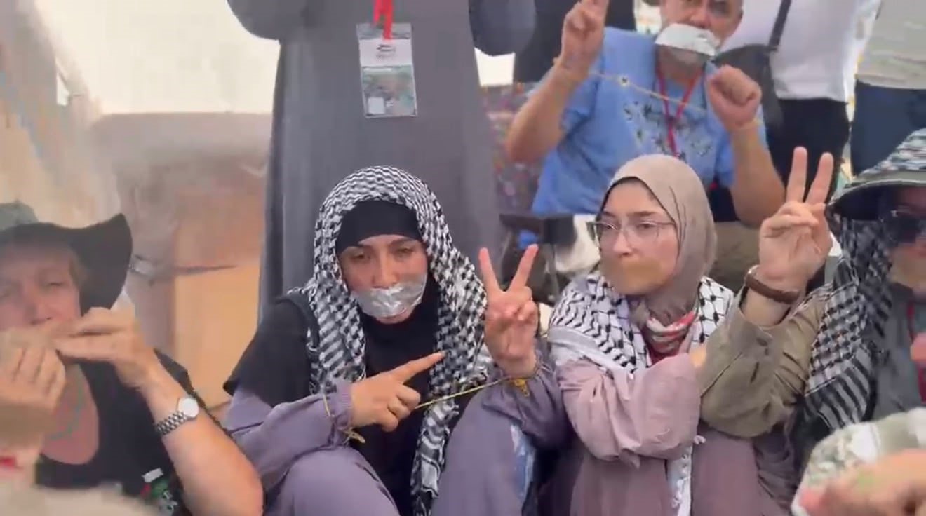 Filistin konvoyundaki aktivistler, Irak tarafında sınır kapısının açılmaması üzerine açlık grevine başladı