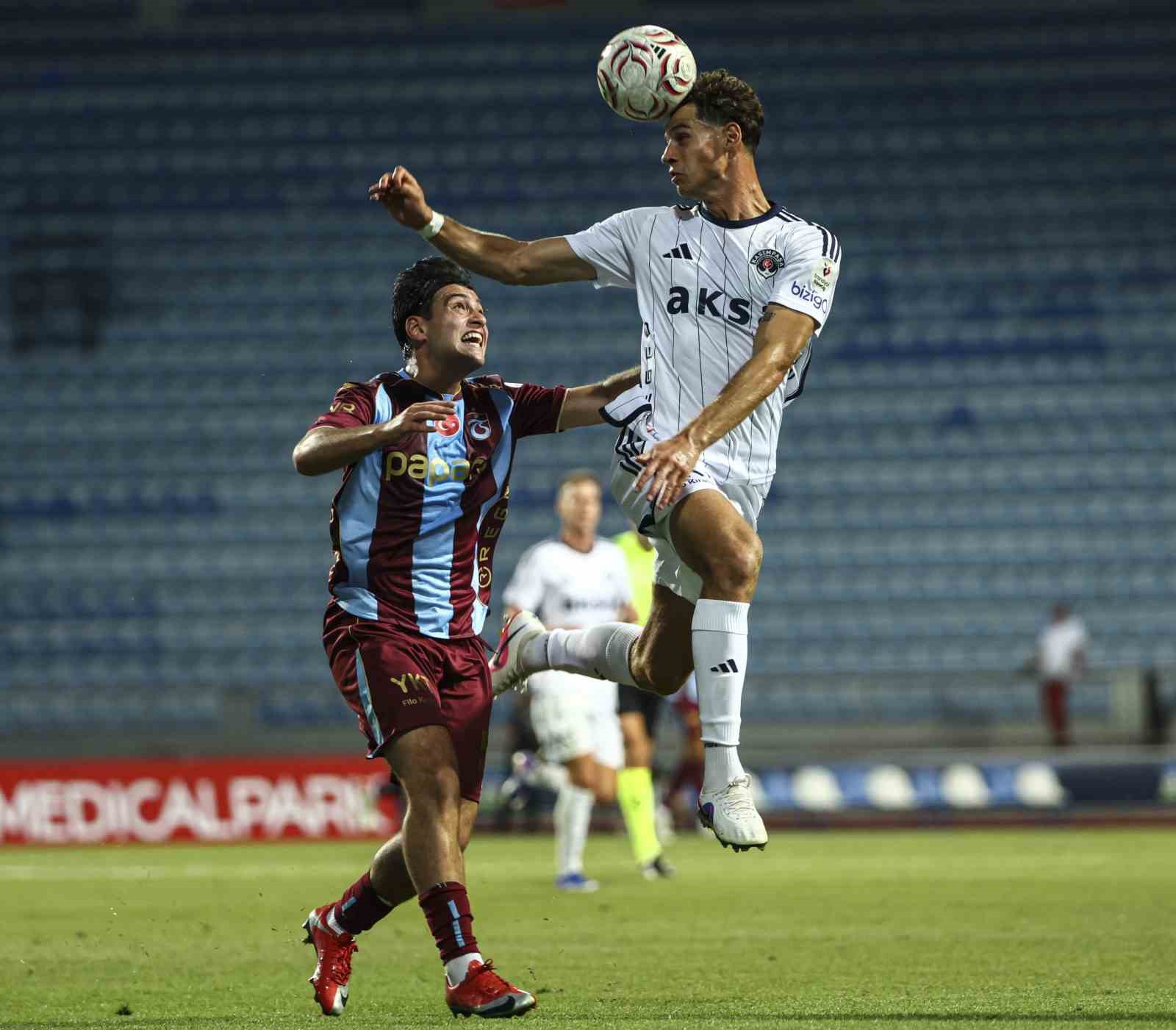 Trendyol Süper Lig: Kasımpaşa: 1 - Trabzonspor: 1 (Maç sonucu)