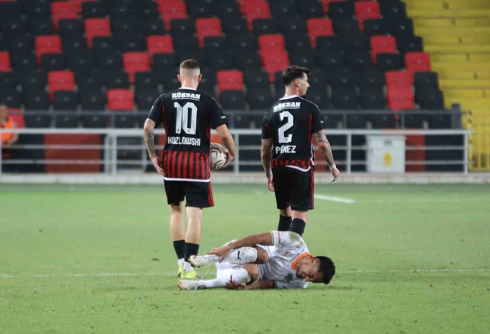 Trendyol Süper Lig: Gaziantep FK: 1 - Alanyaspor: 1 (Maç sonucu)