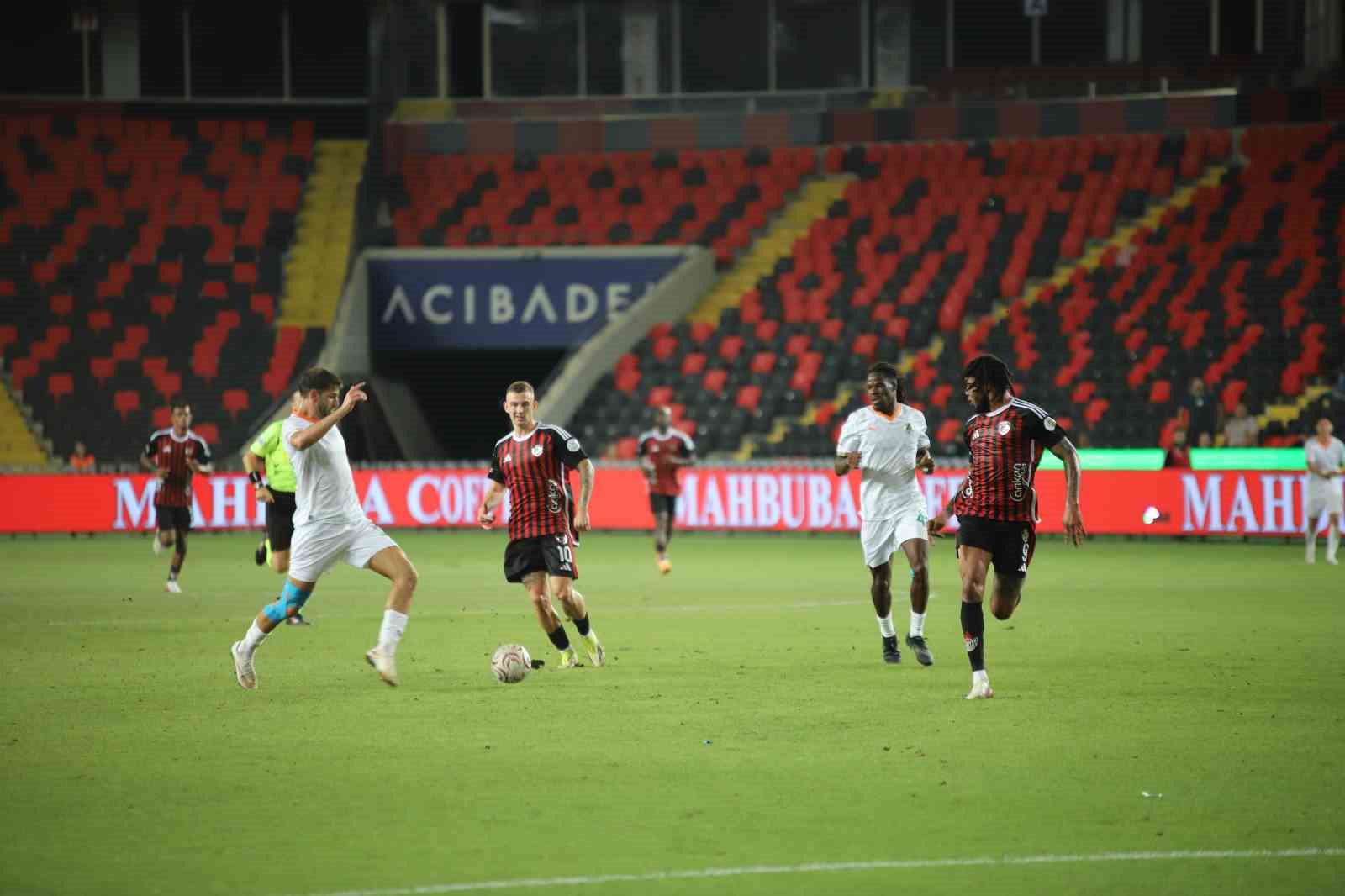 Trendyol Süper Lig: Gaziantep FK: 1 - Alanyaspor: 1 (Maç sonucu)