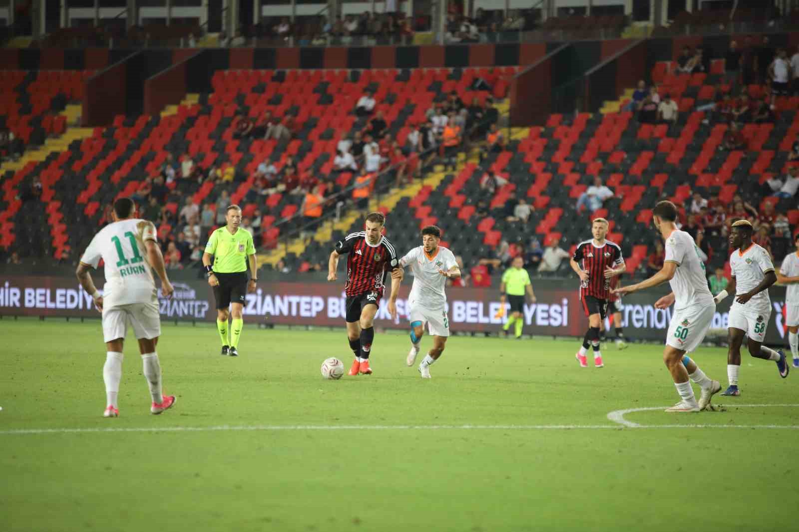 Trendyol Süper Lig: Gaziantep FK: 1 - Alanyaspor: 1 (Maç sonucu)