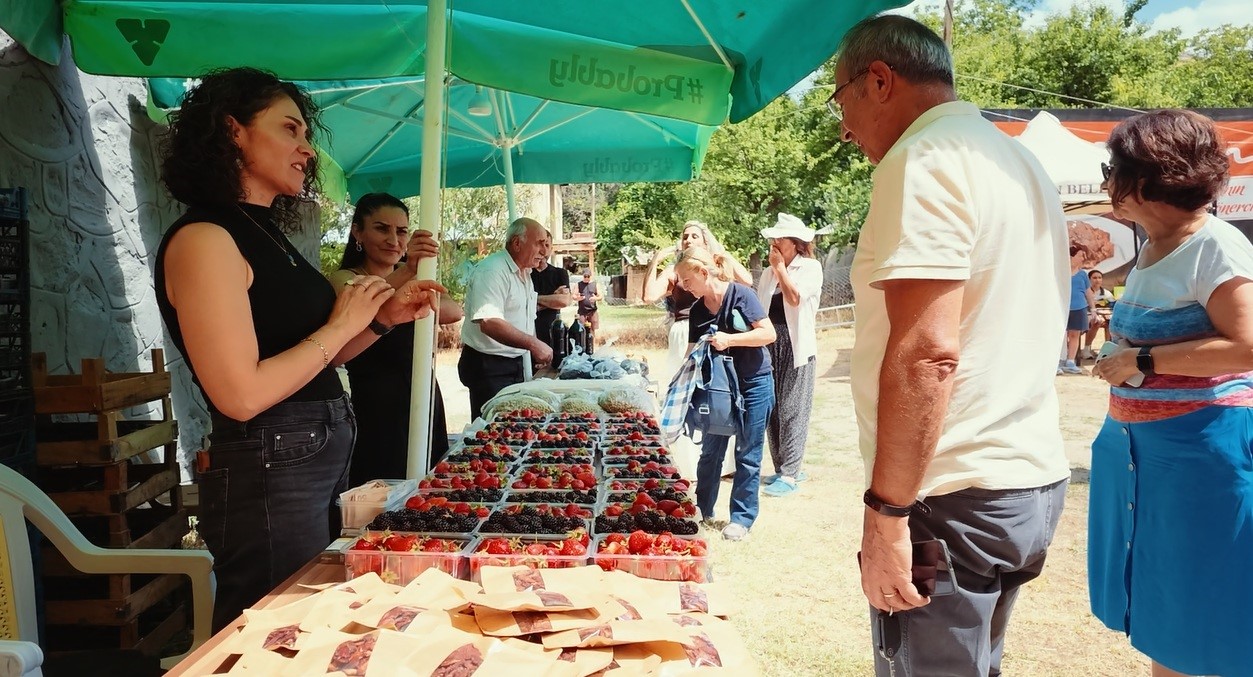 Çilek, böğürtlen, türkü ve halay! Tatlısu’da festival coşkusu