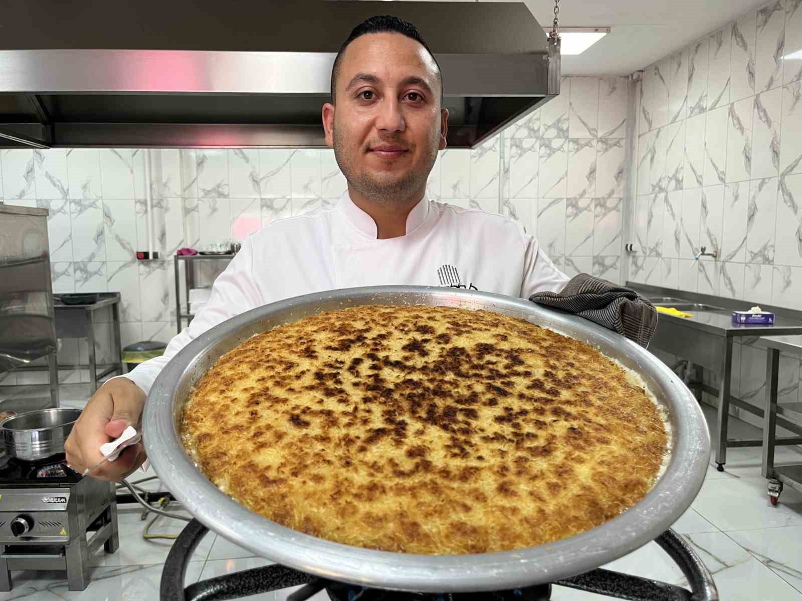 Dünyanın en iyi tatlısı seçilen künefede lezzetin sırrı tescilli tuzsuz künefelik peynirde