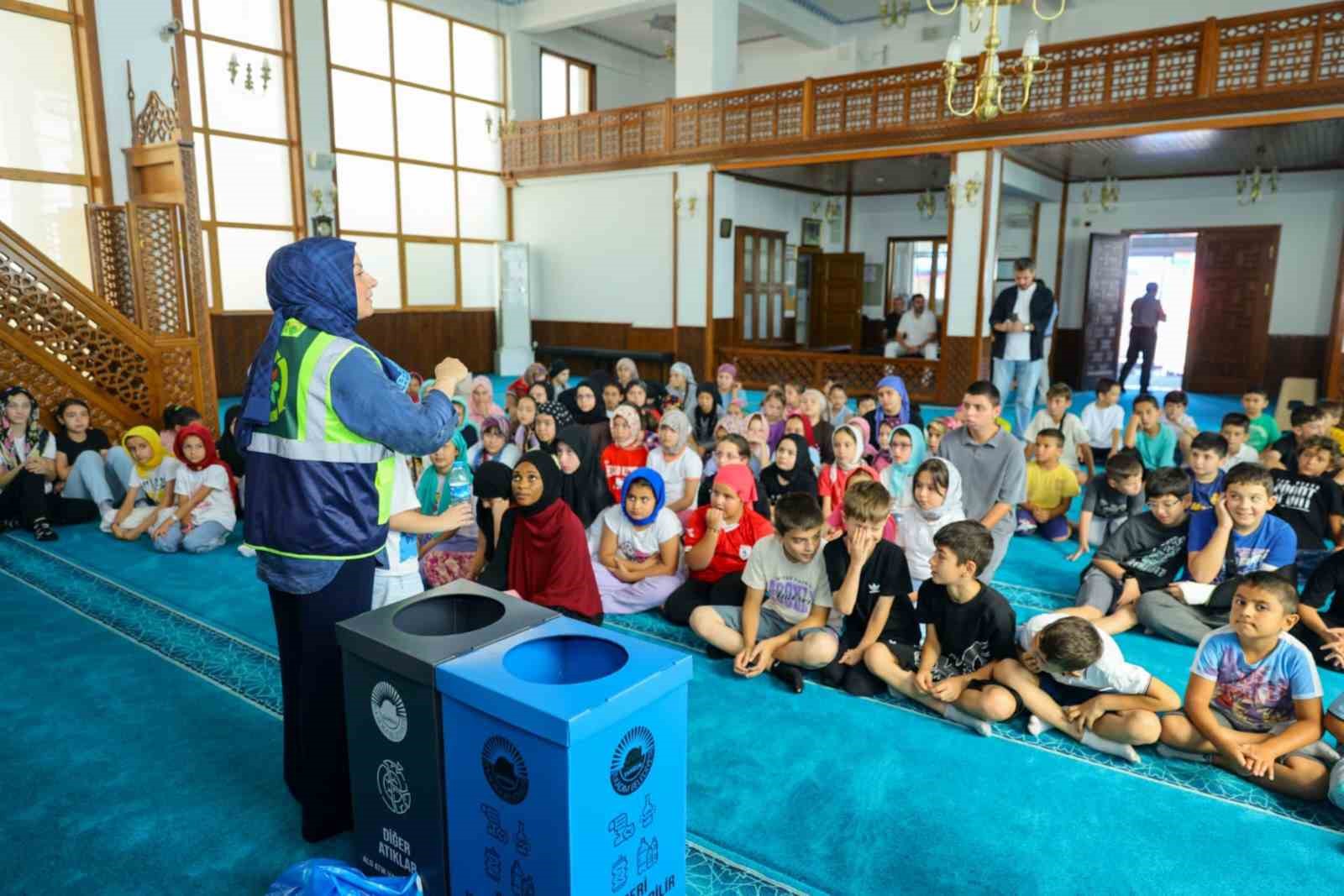 İlkadım’da "Camiler Sesinle Şenlensin" projesiyle çocuklar eğlenerek öğrendi