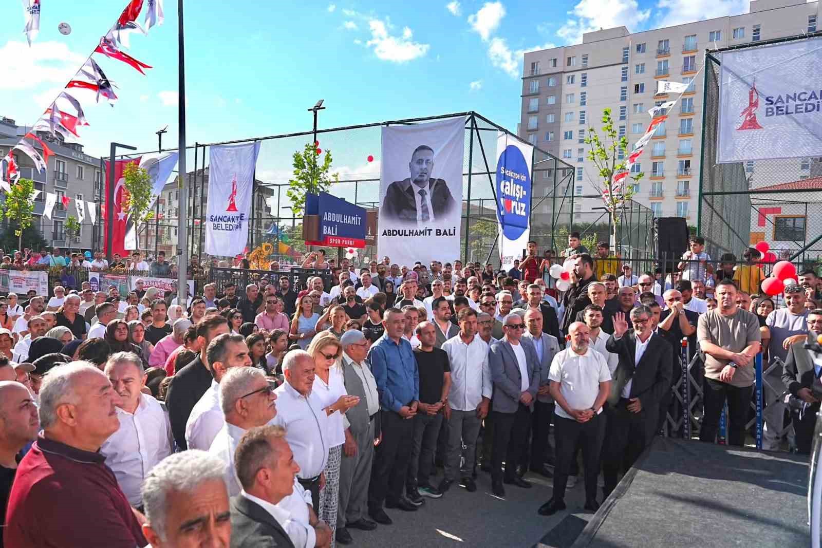 Sancaktepe’de merhum meclis üyesi Abdülhamit Bali’nin adı spor parkında yaşatılacak