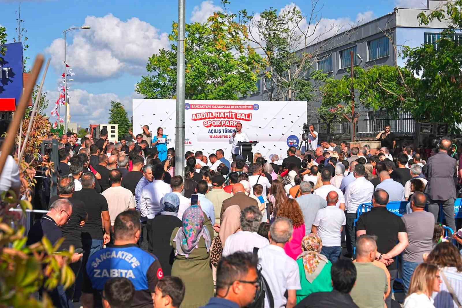 Sancaktepe’de merhum meclis üyesi Abdülhamit Bali’nin adı spor parkında yaşatılacak