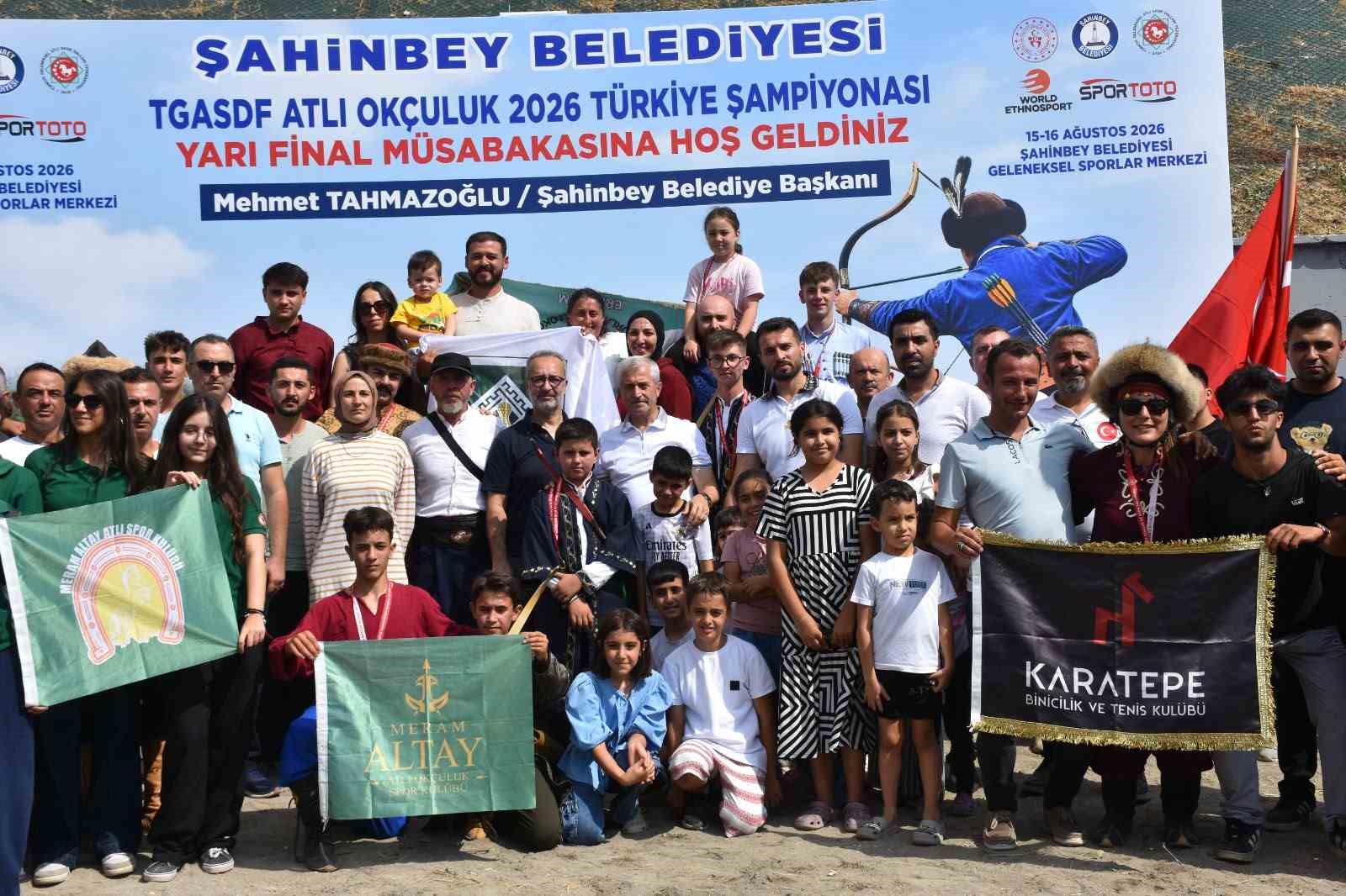 Atlı Okçuluk Türkiye Şampiyonası Yarı Finali Gaziantep’te yapıldı