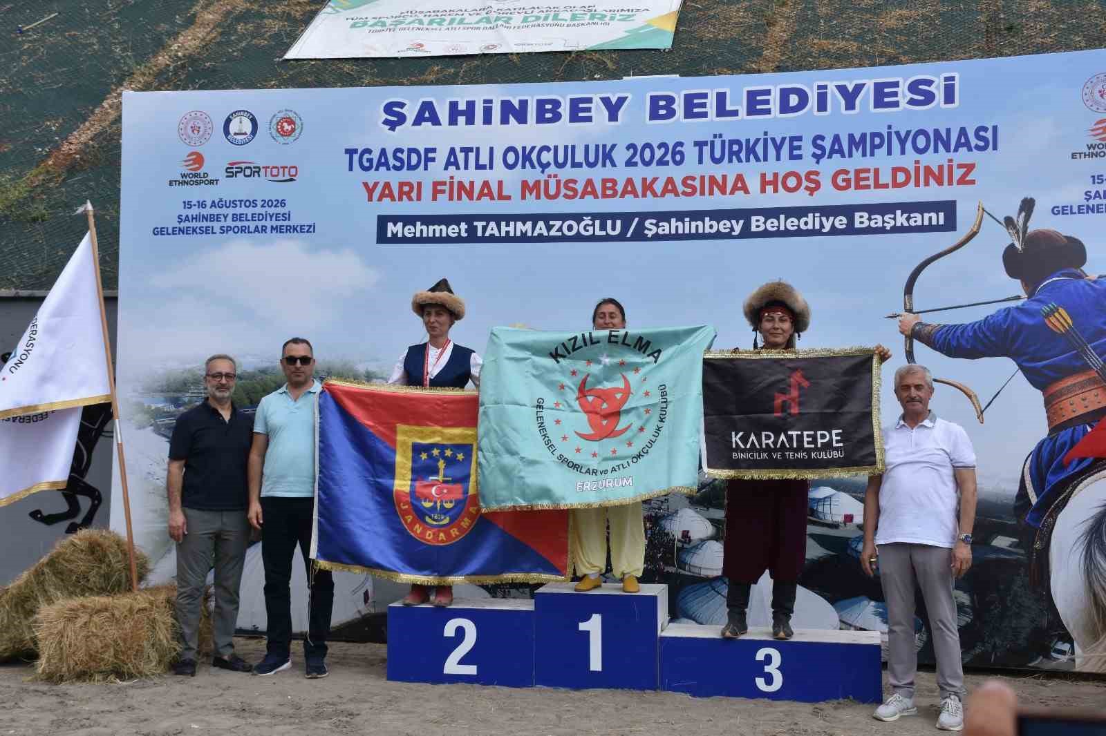 Atlı Okçuluk Türkiye Şampiyonası Yarı Finali Gaziantep’te yapıldı
