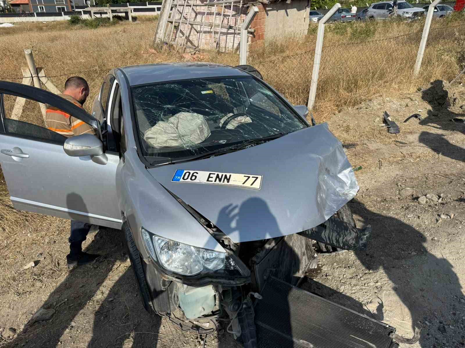 Çorum’da otomobiller çarpıştı: 7 yaralı