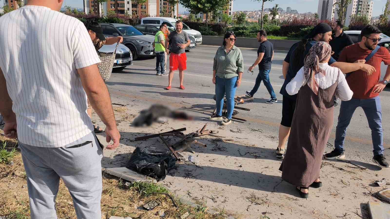 Ankara’da otomobil motosikletle çarpıştı: 2 yaralı