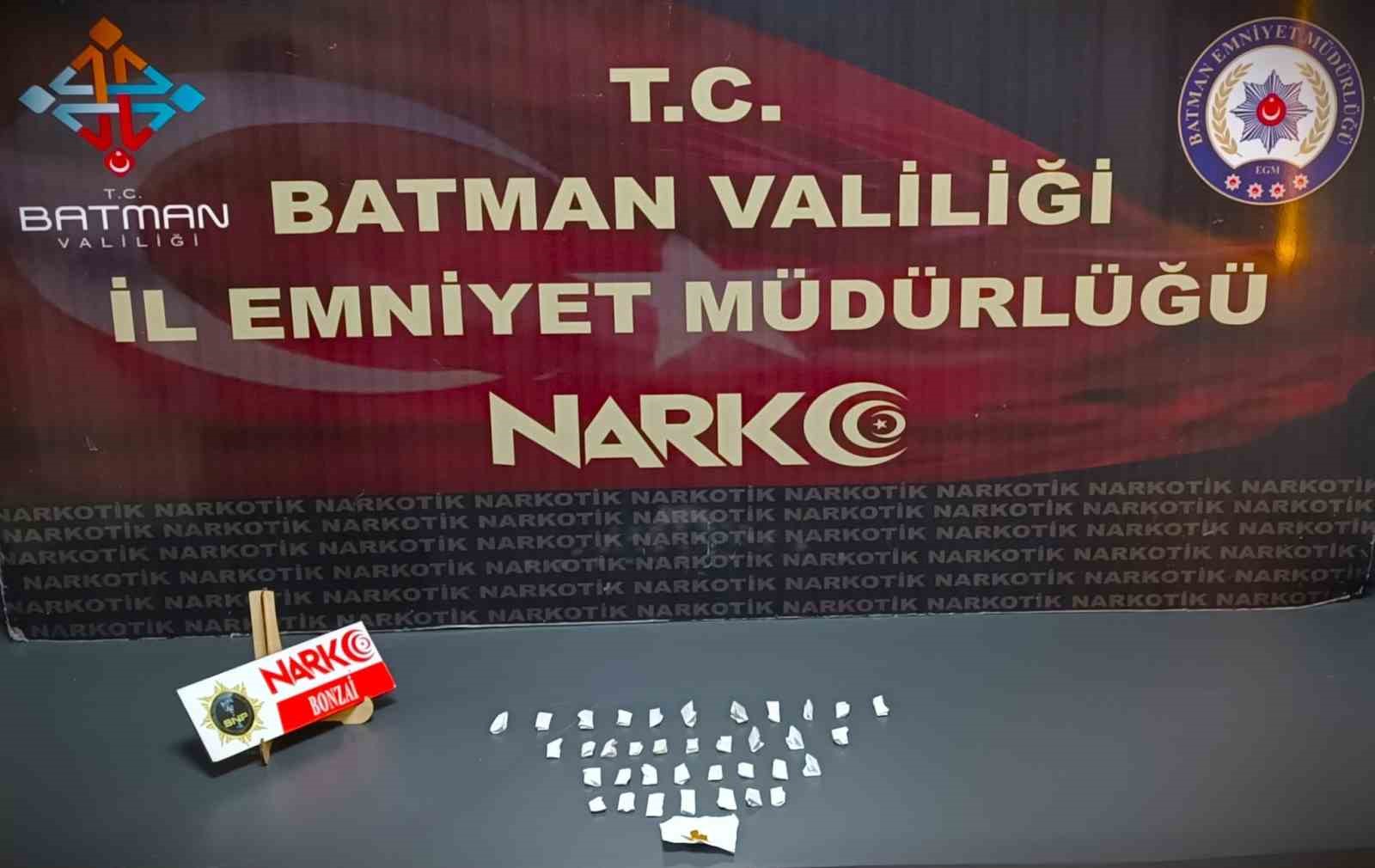 Batman’da uyuşturucu operasyonları: 5 tutuklama
