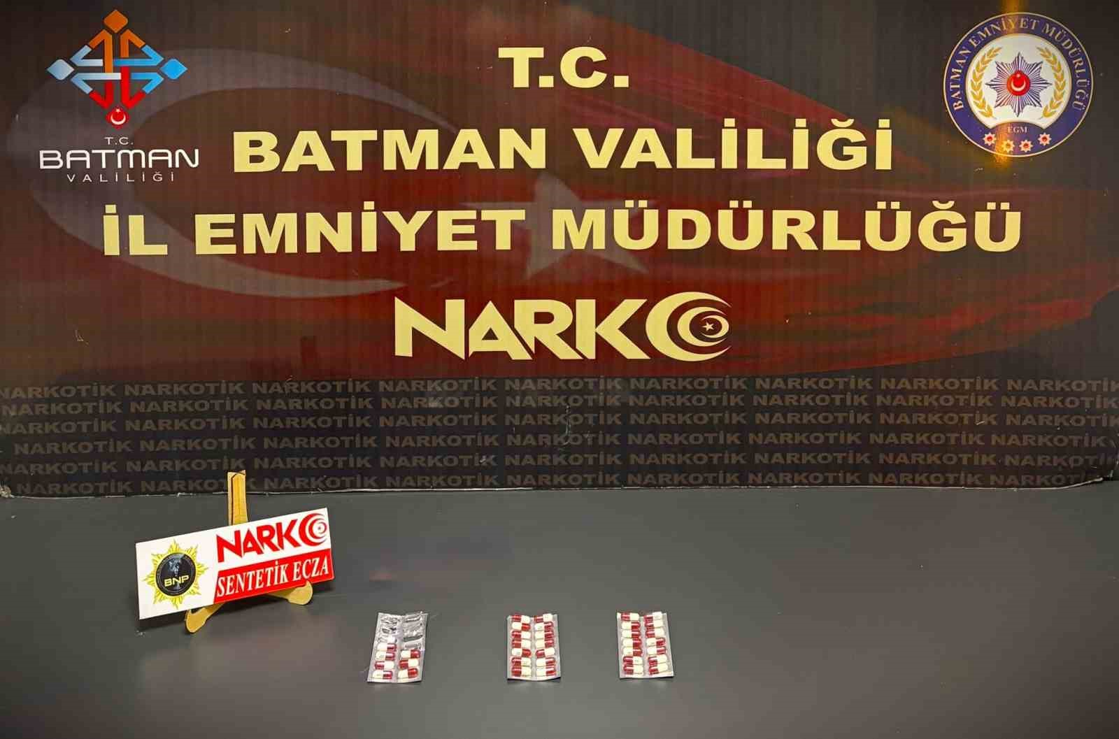 Batman’da uyuşturucu operasyonları: 5 tutuklama