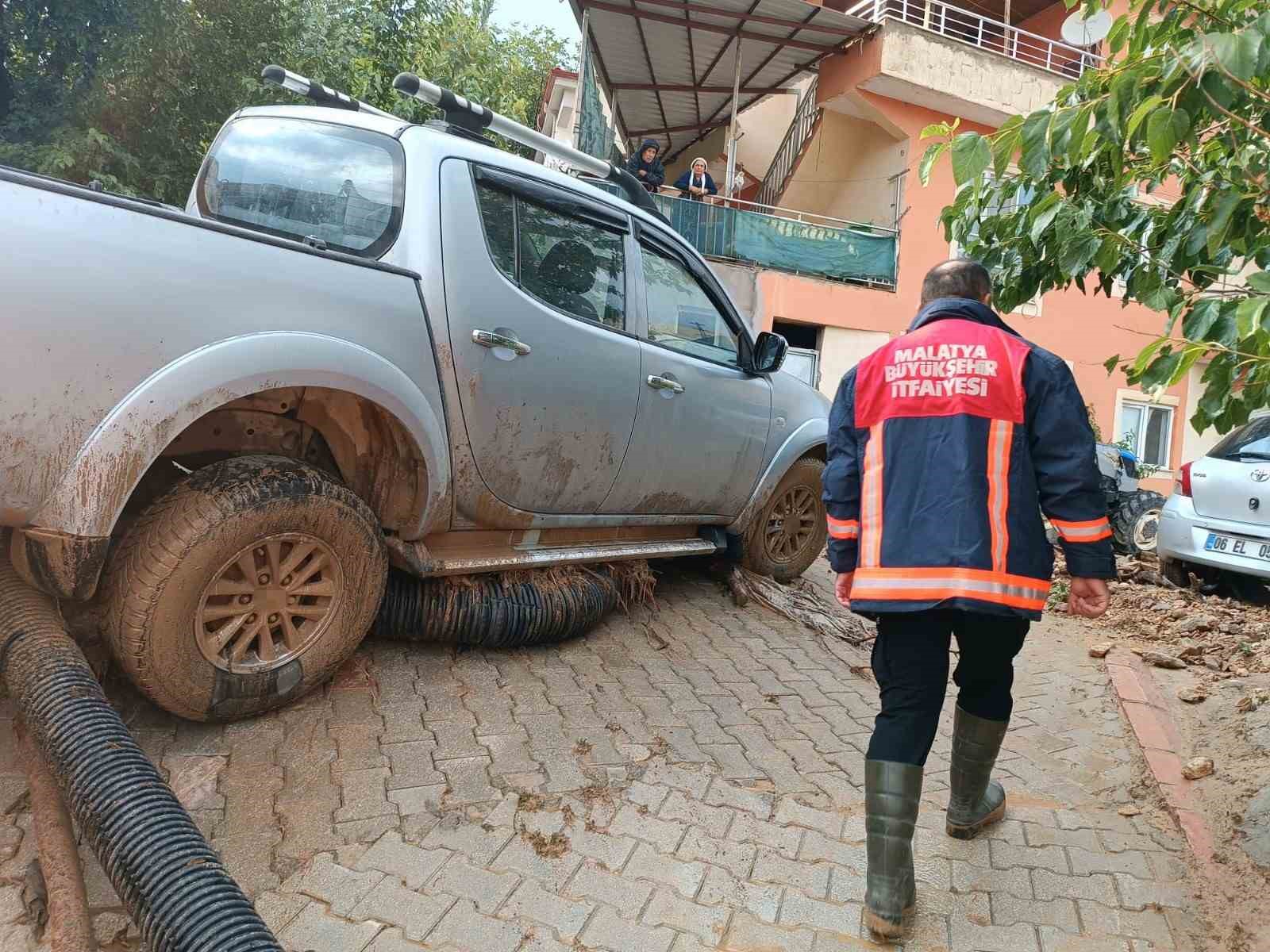 Malatya’da sağanak etkili oldu