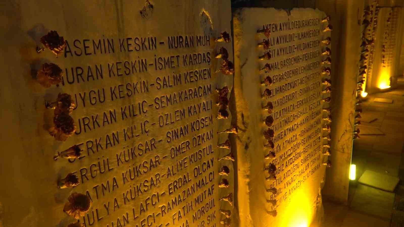 Marmara Depremi’nde hayatını kaybedenler Yalova’da anıldı