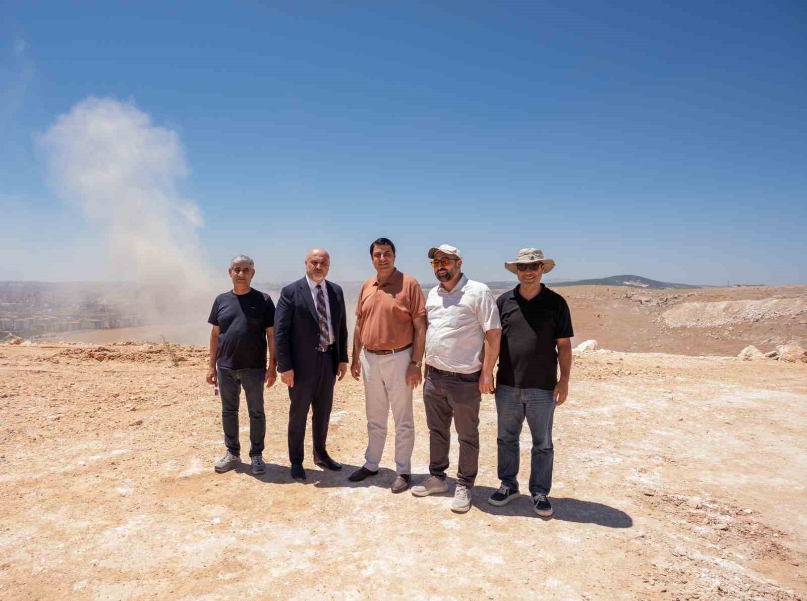 Yılmaz Adrena park’ta çalışmaları inceledi