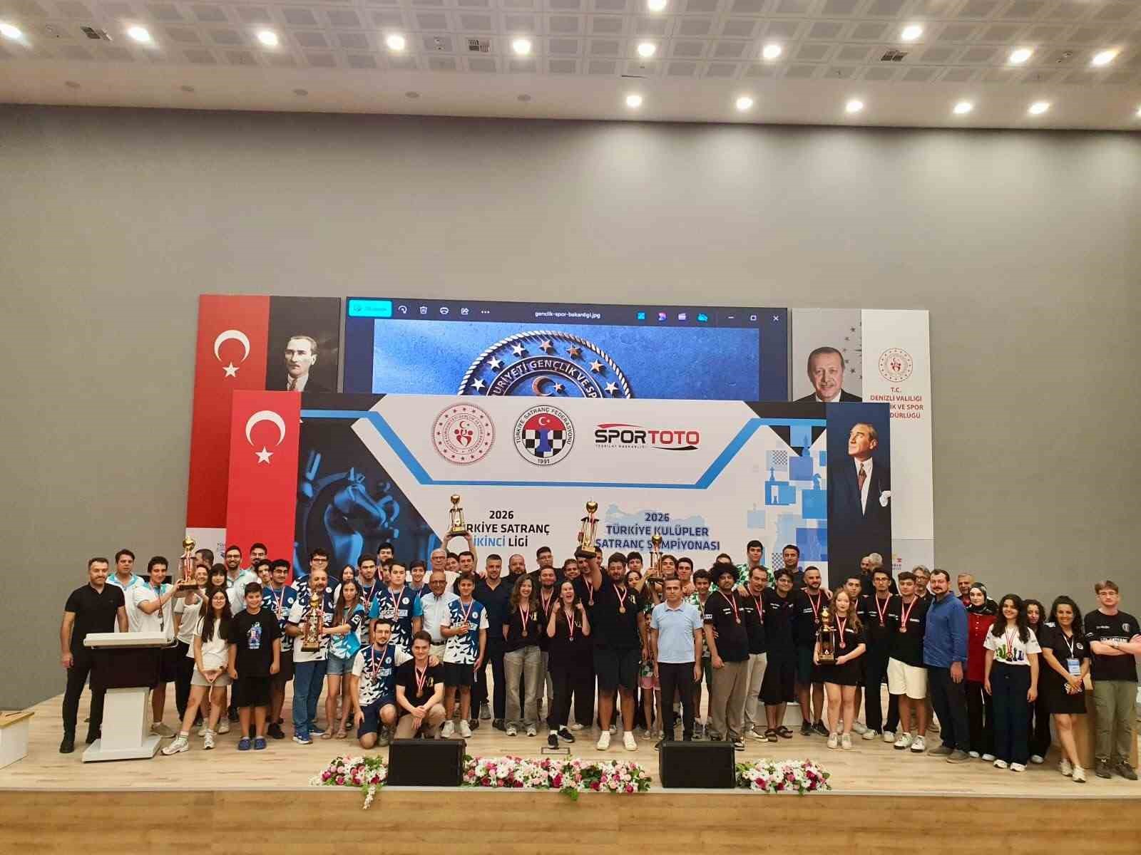 Türkiye Kulüpler Satranç Şampiyonası Denizli’de gerçekleşti