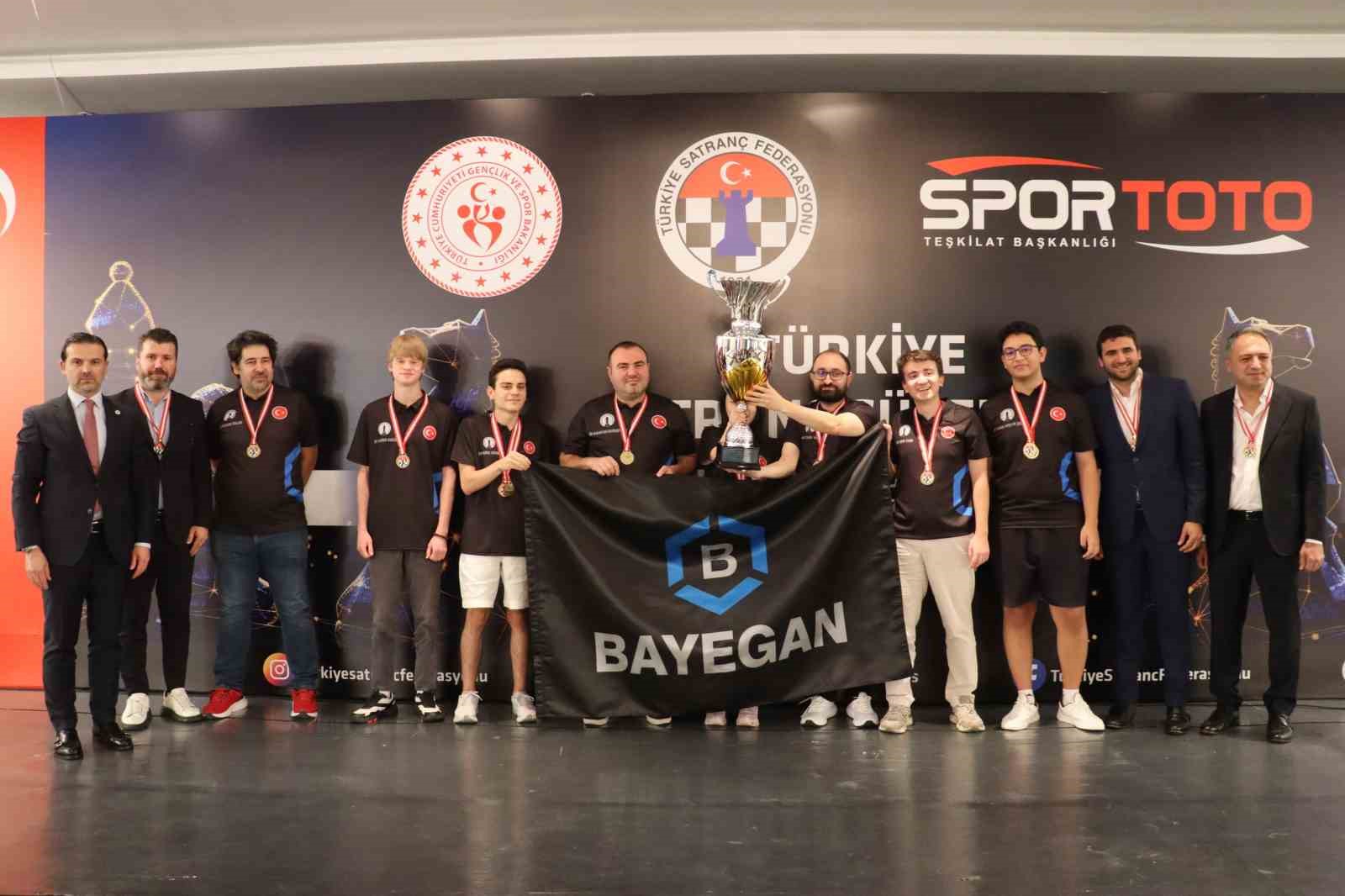 Bayegan Pendik Satranç Spor Kulübü, Türkiye Satranç Süper Ligi’nde üst üste üçüncü kez şampiyon