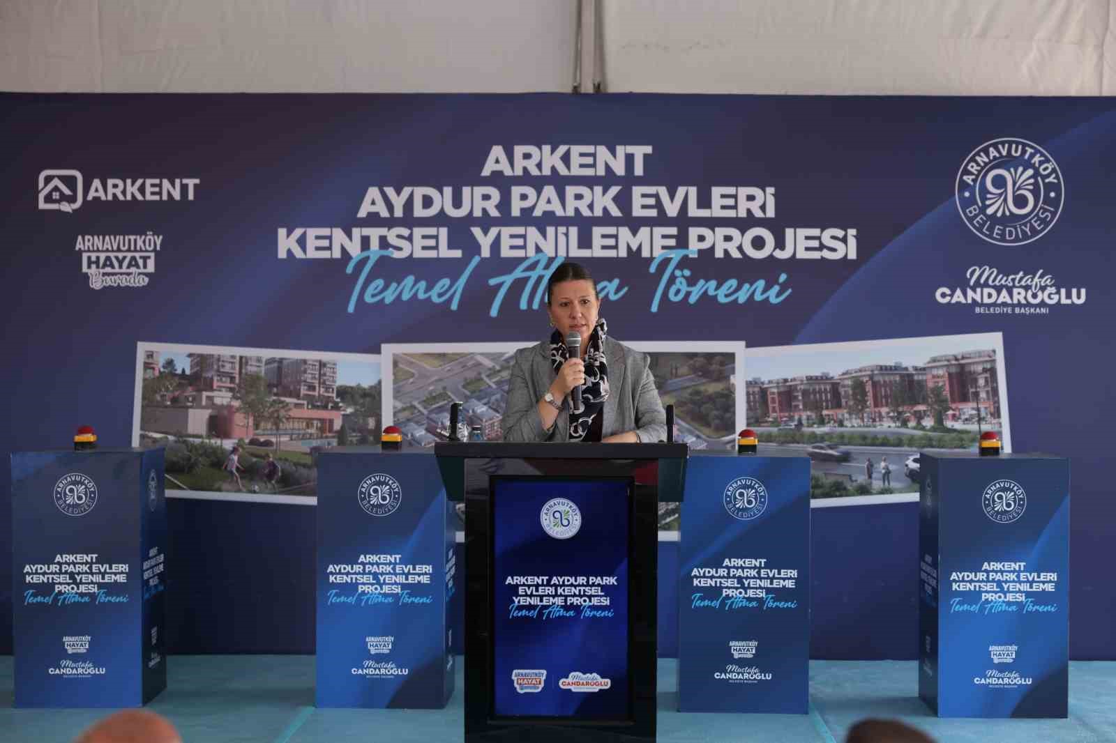 17 Ağustos depreminin sene-i devriyesinde Arnavutköy’de yeni konutların temeli atıldı