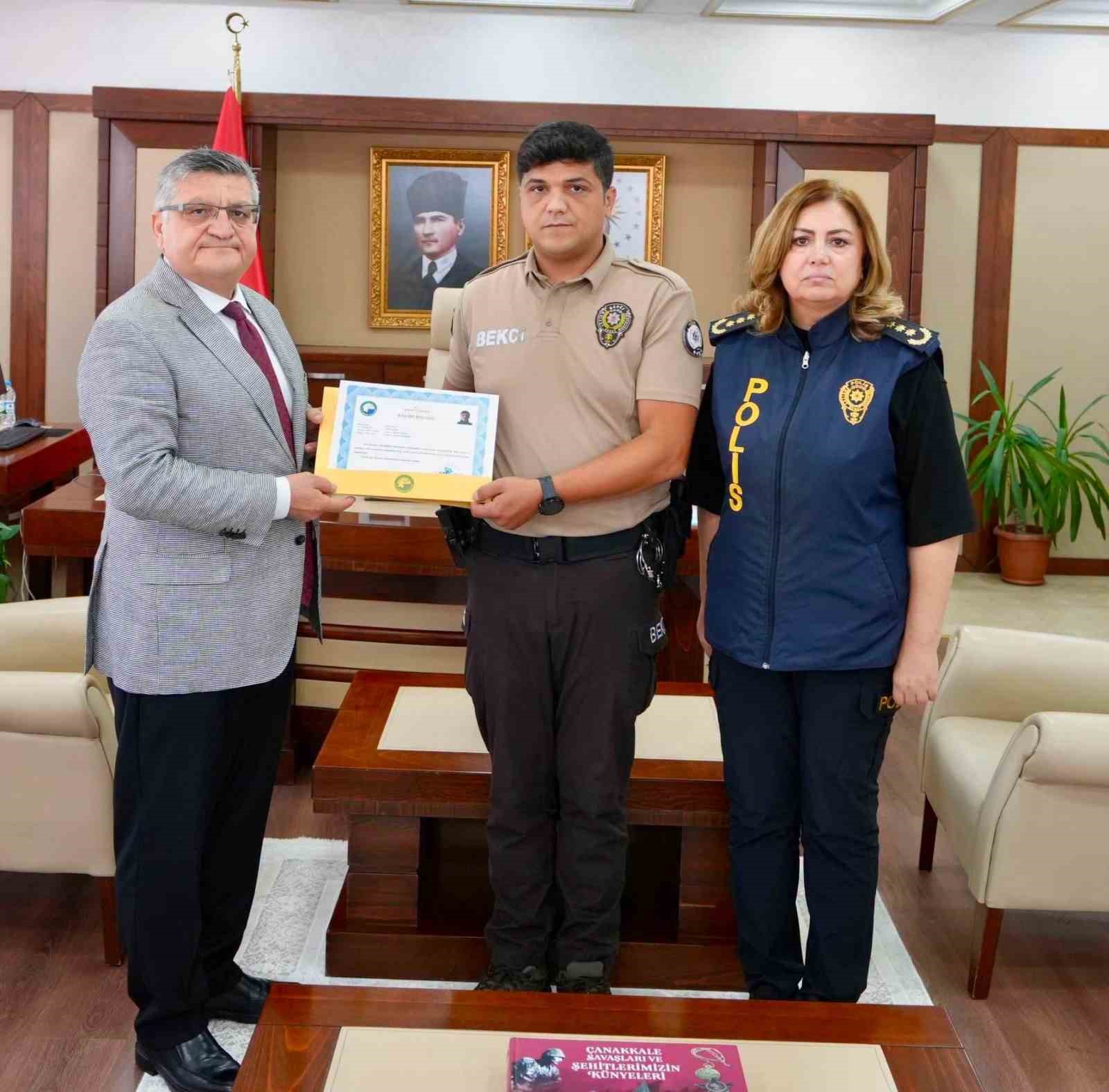 Sinop’ta başarılı bekçilere ödül