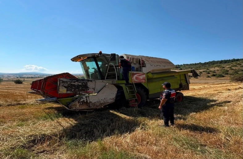 Bolu’da jandarmadan hasat döneminde yangın denetimi