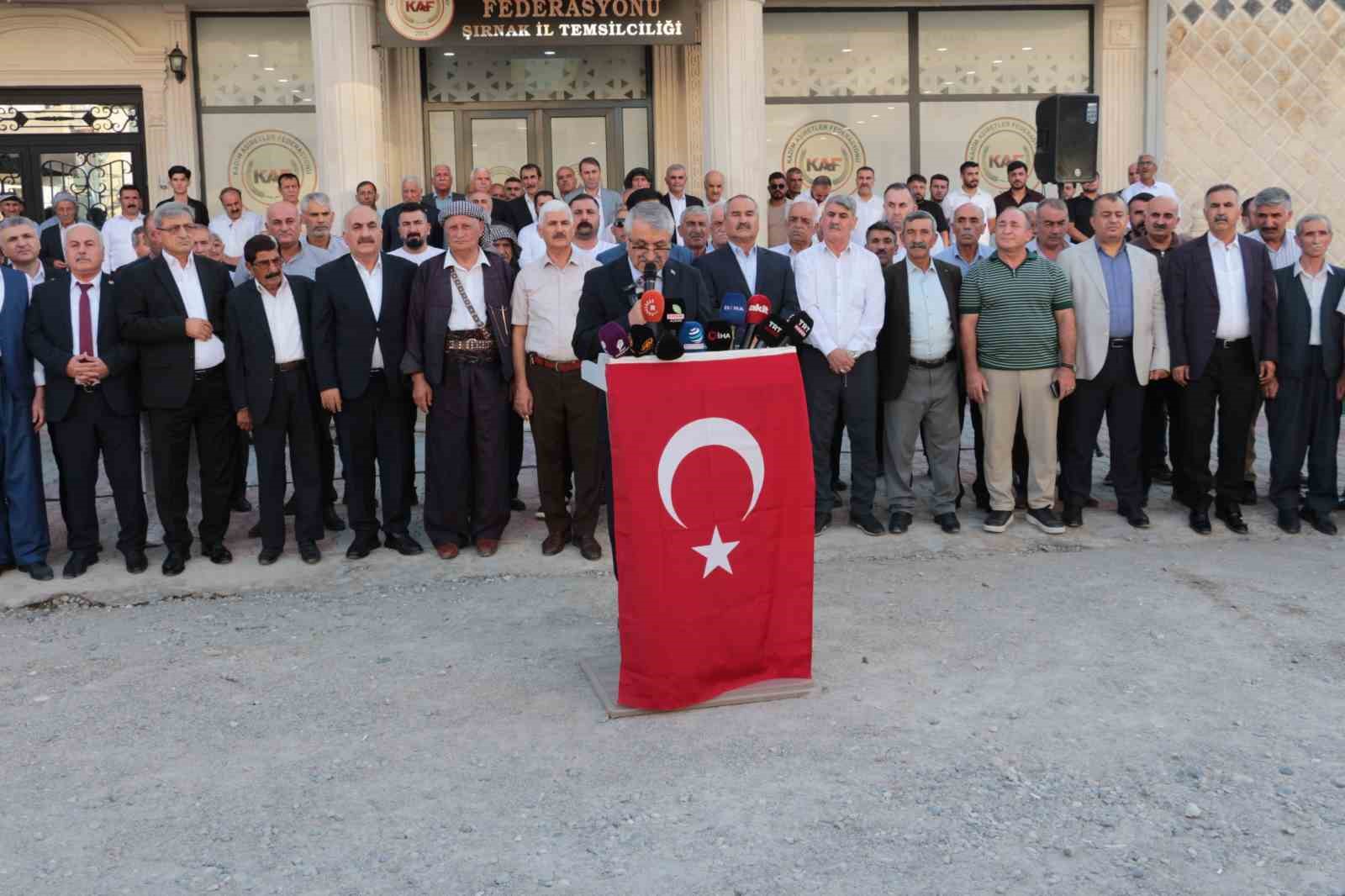 Şırnak’ta aşiret liderleri ve kanaat önderlerinden "çerçeve yasa"ya tam destek