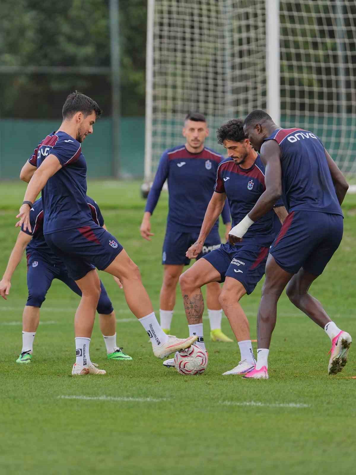 Trabzonspor, Ferencvaros maçına taktik çalıştı